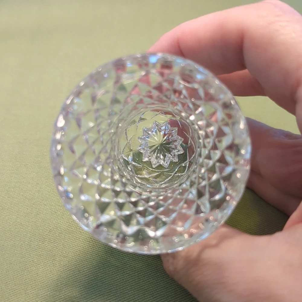 Vintage Crystal Toothpick Holder - Picture 3 of 4